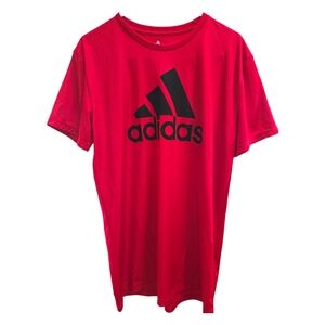 Adidas Boys Bold Red Tee XL TALL (18-20)
